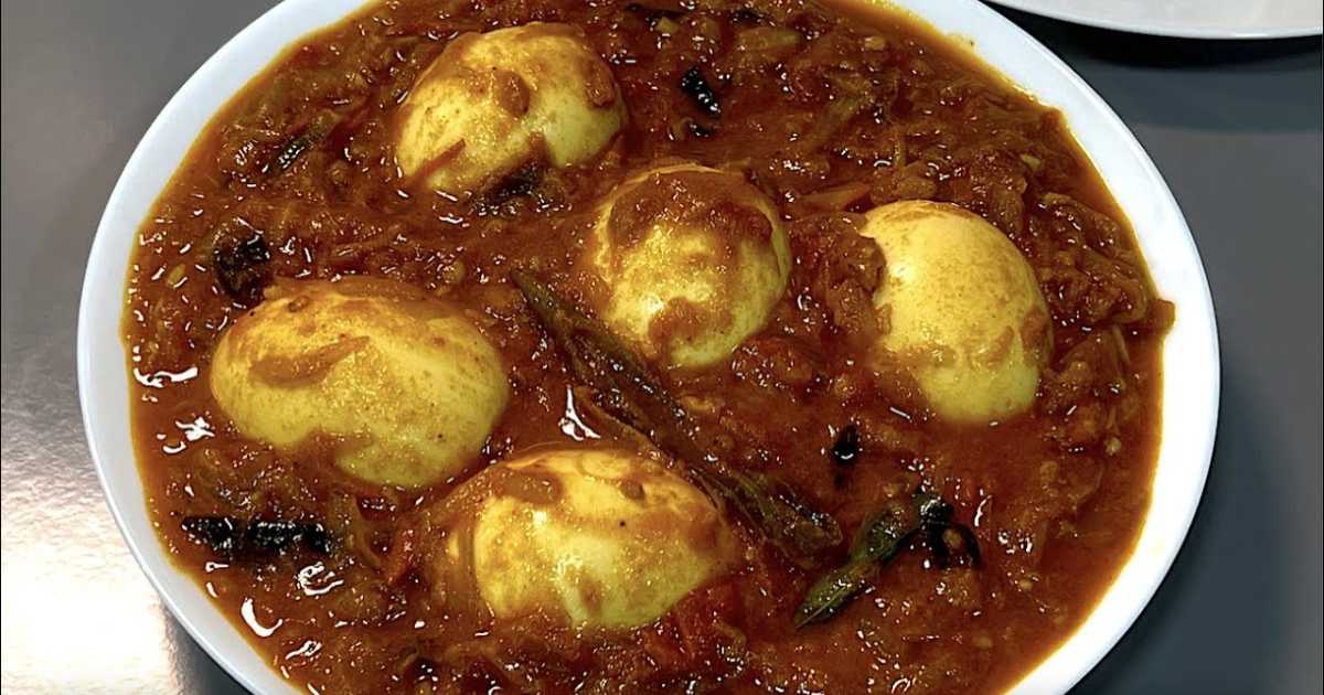 Kerala Style Mutta Curry Recipe