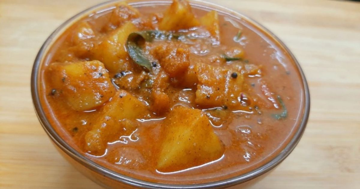 Potato Curry in Kerala Style Meat curry
